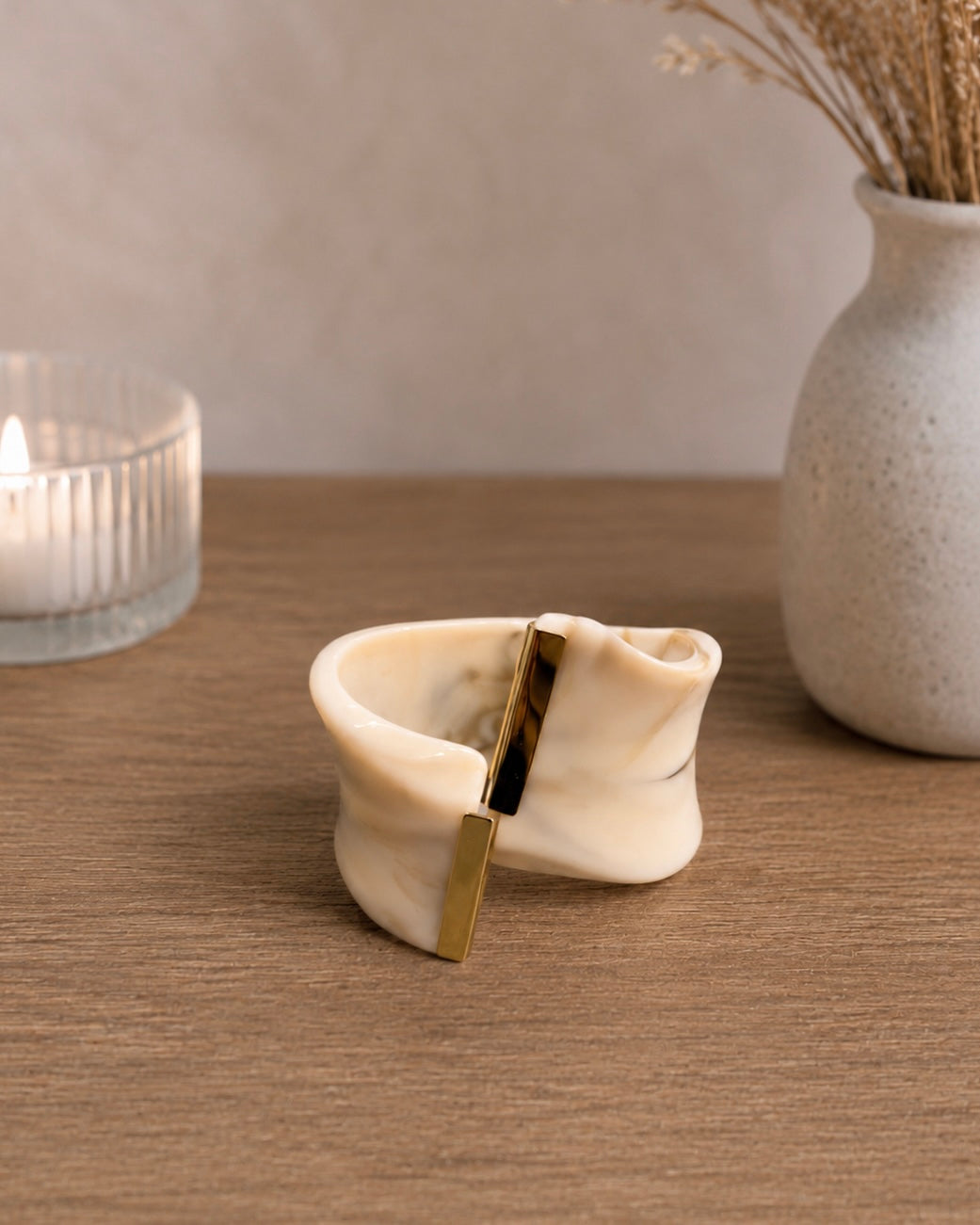 Brazalete Marfil cálido