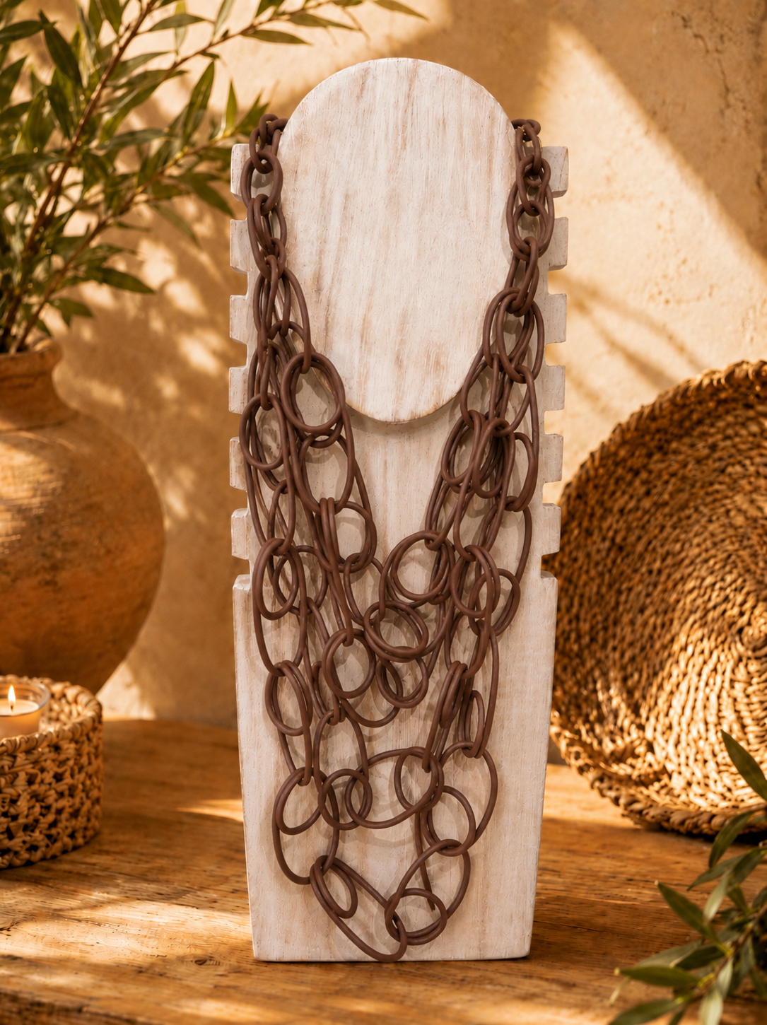 Collar Ébano Tribal
