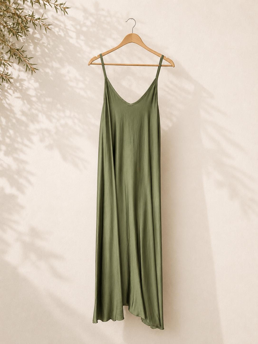 Vestido tirantes Raso