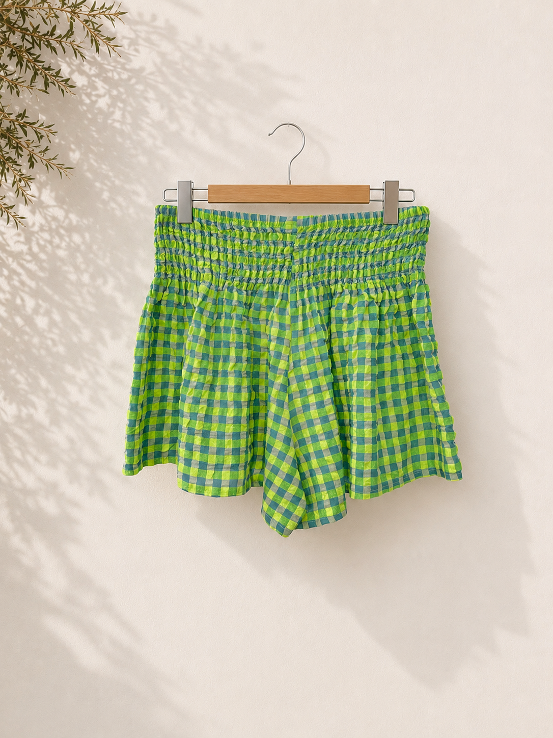 Pantalón corto vichy