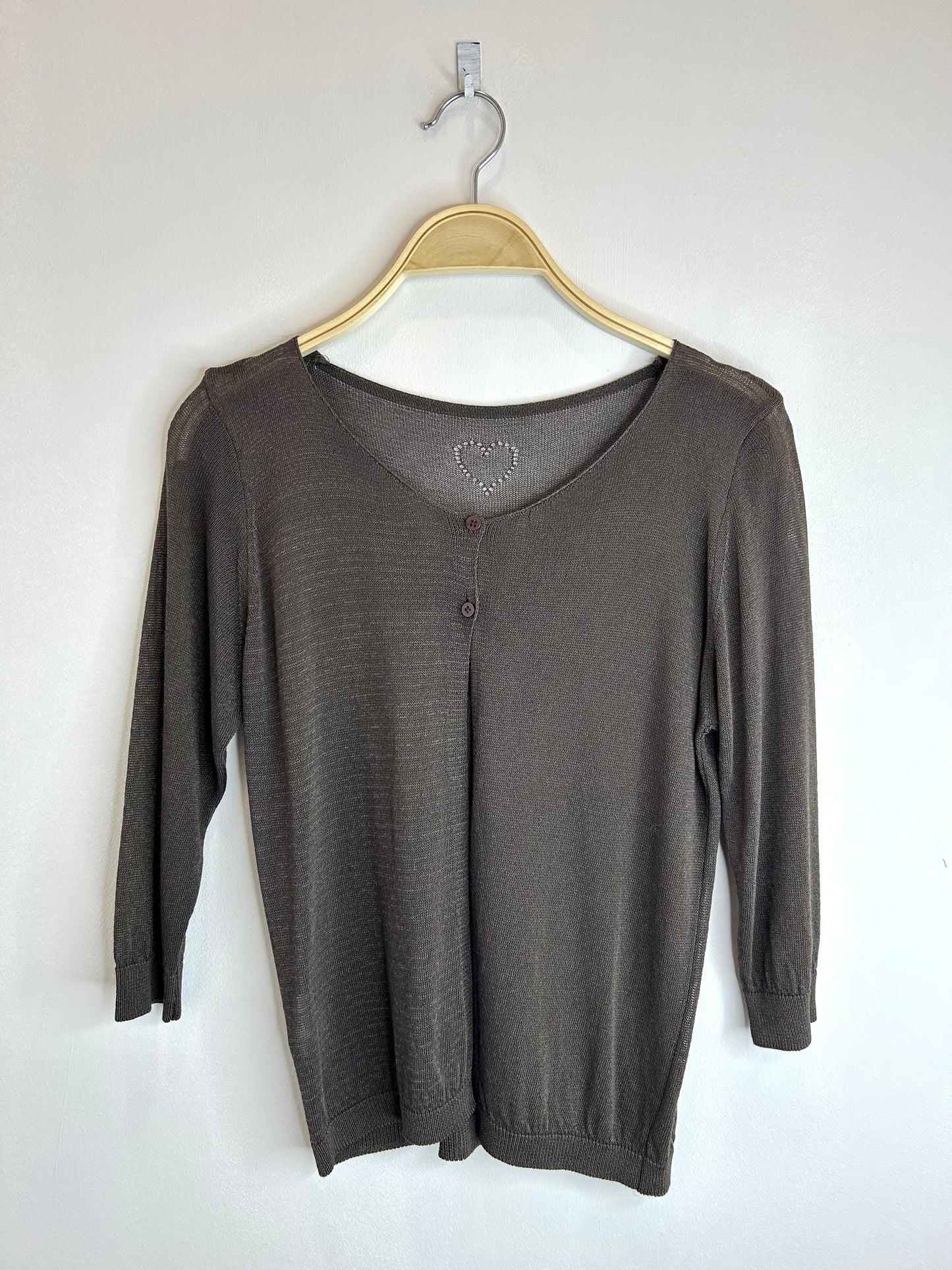 Chaqueta punto tres cuartos