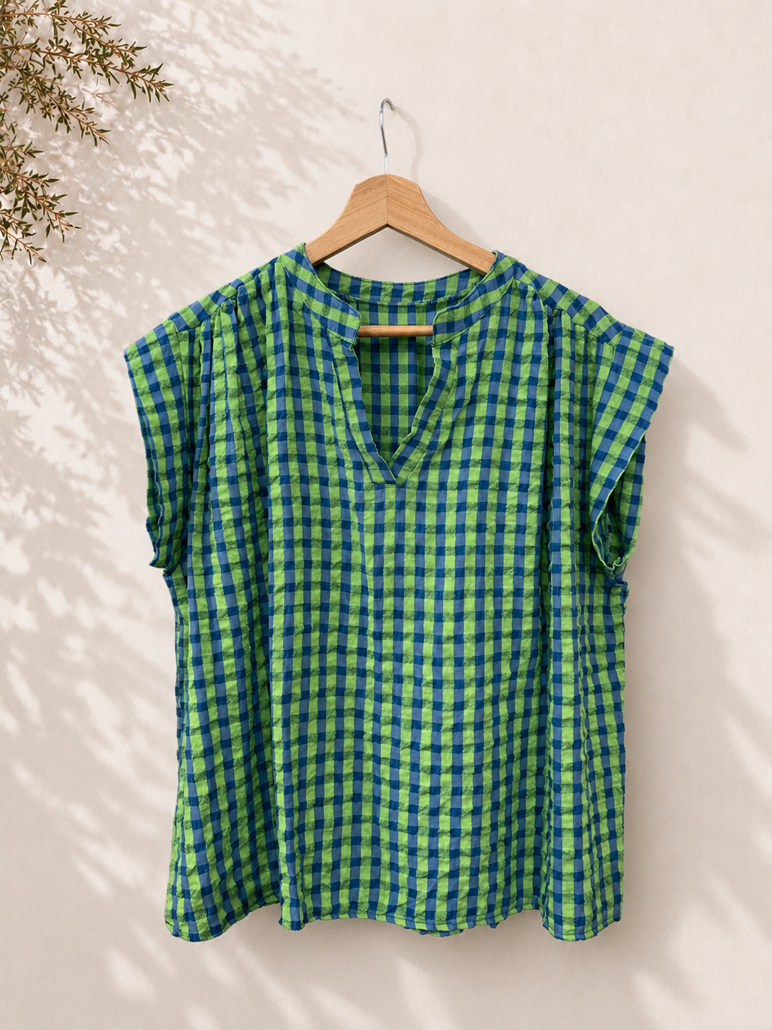 Camiseta Vichy Flamingo