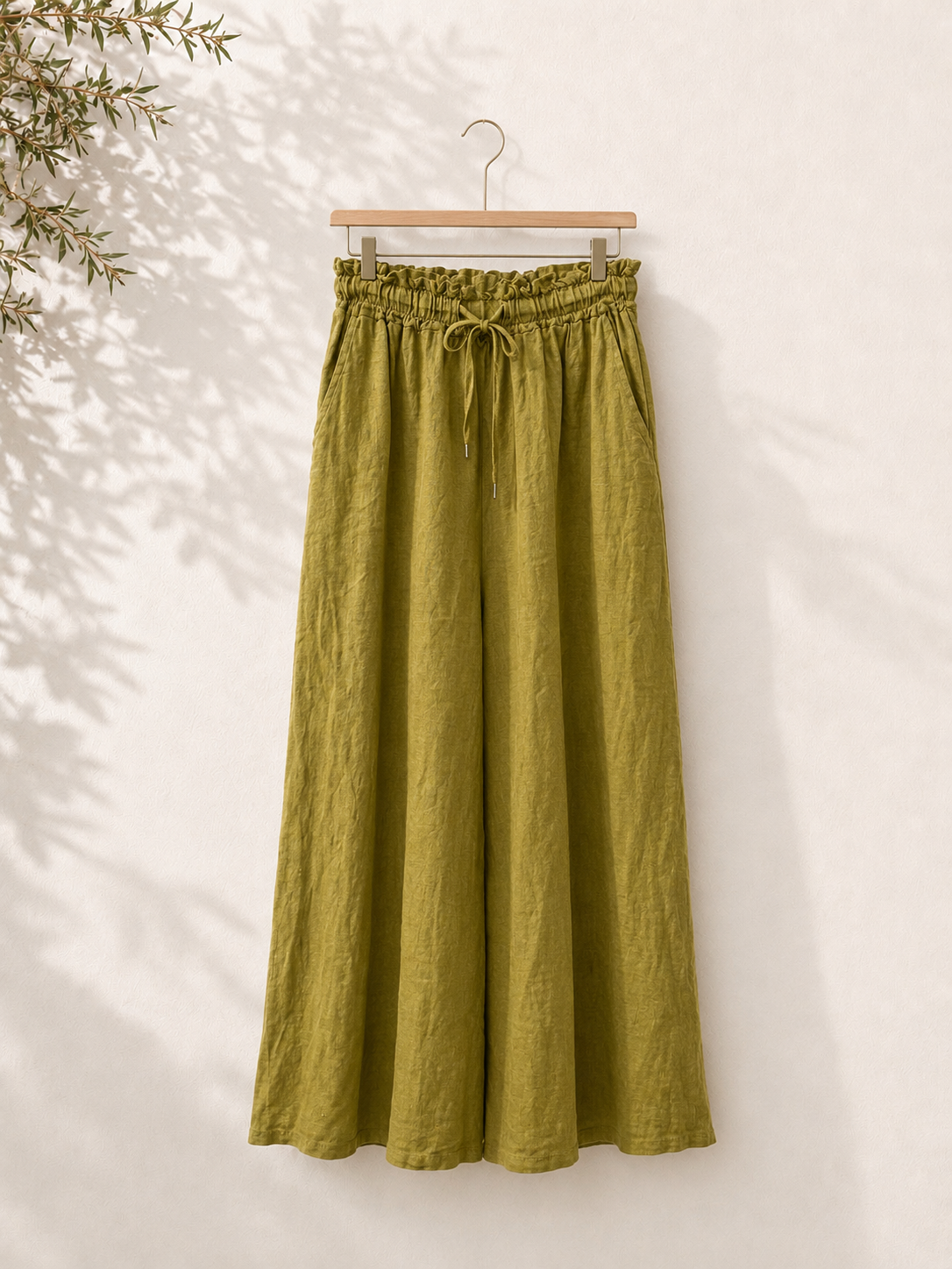 Pantalón Lino pata ancha