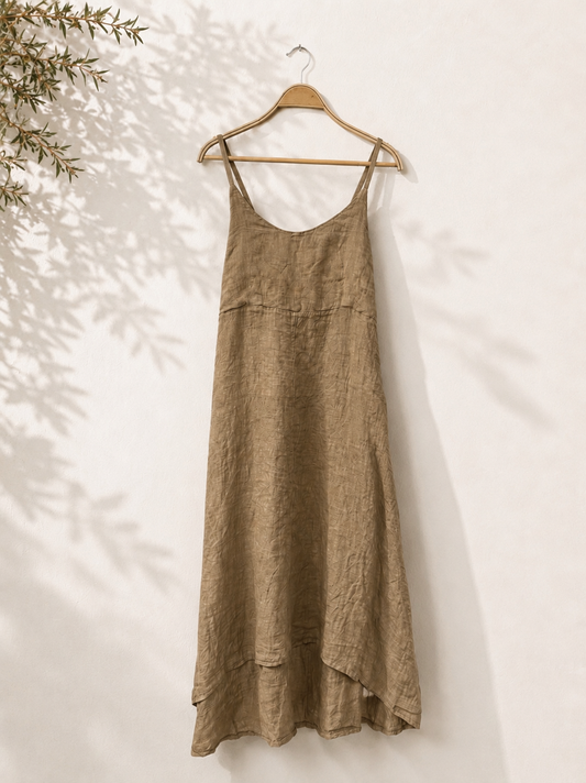 Vestido Tirantes Lino