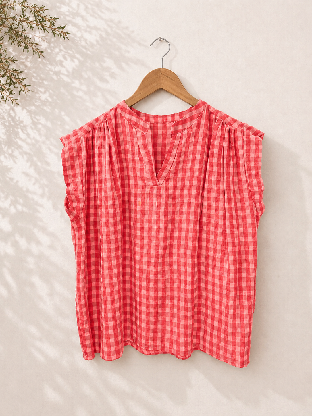 Camiseta Vichy Flamingo