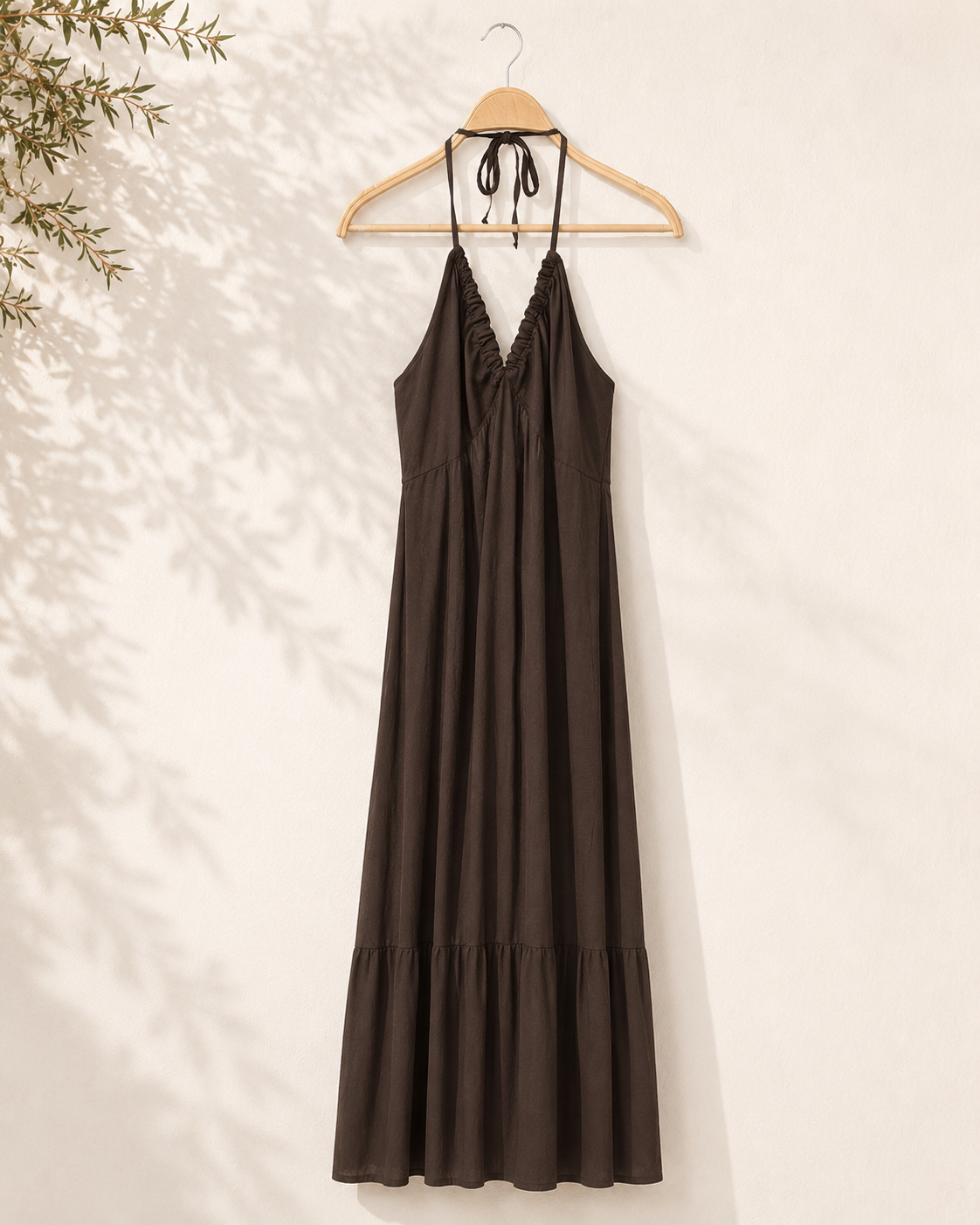 Vestido anudado al cuello