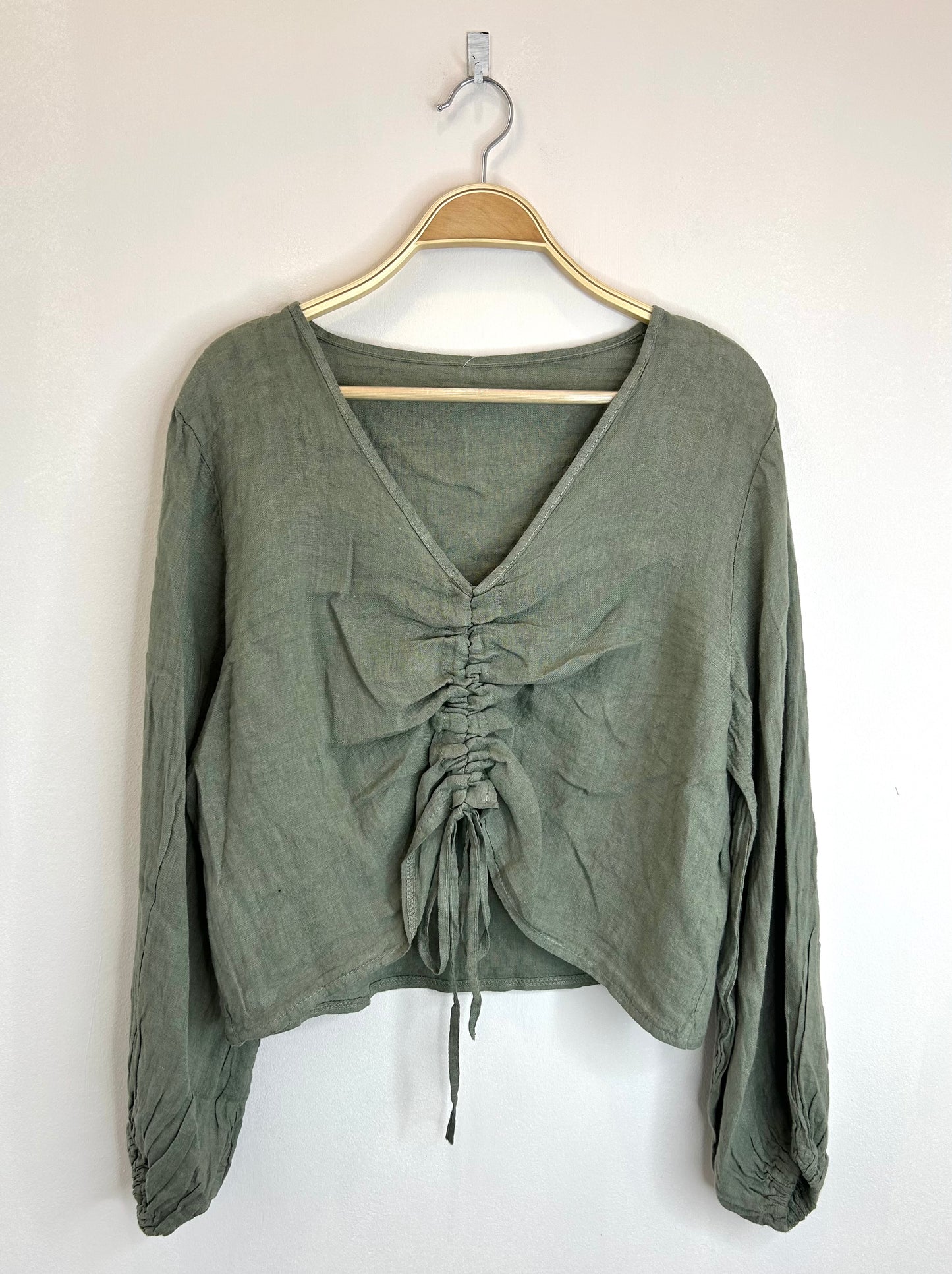 Camiseta fruncida