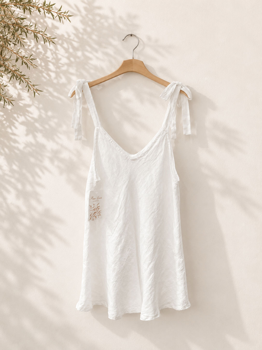 Top fluido con lazadas