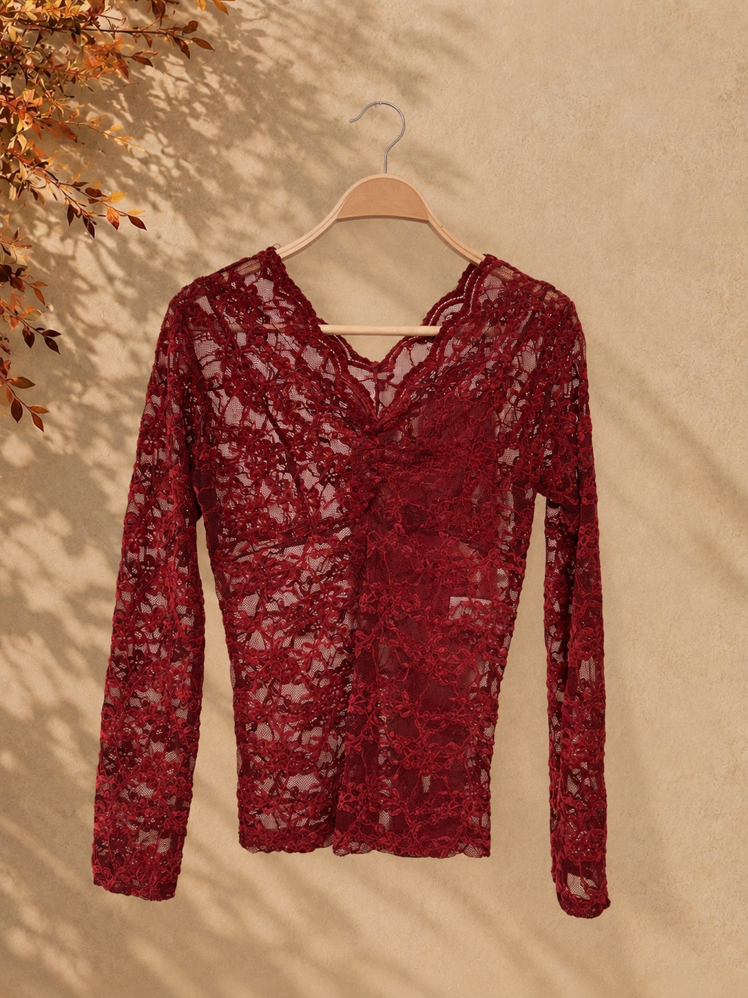Camiseta encaje Crimson
