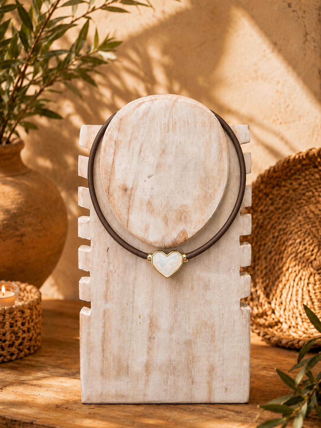 Collar Crystal Heart