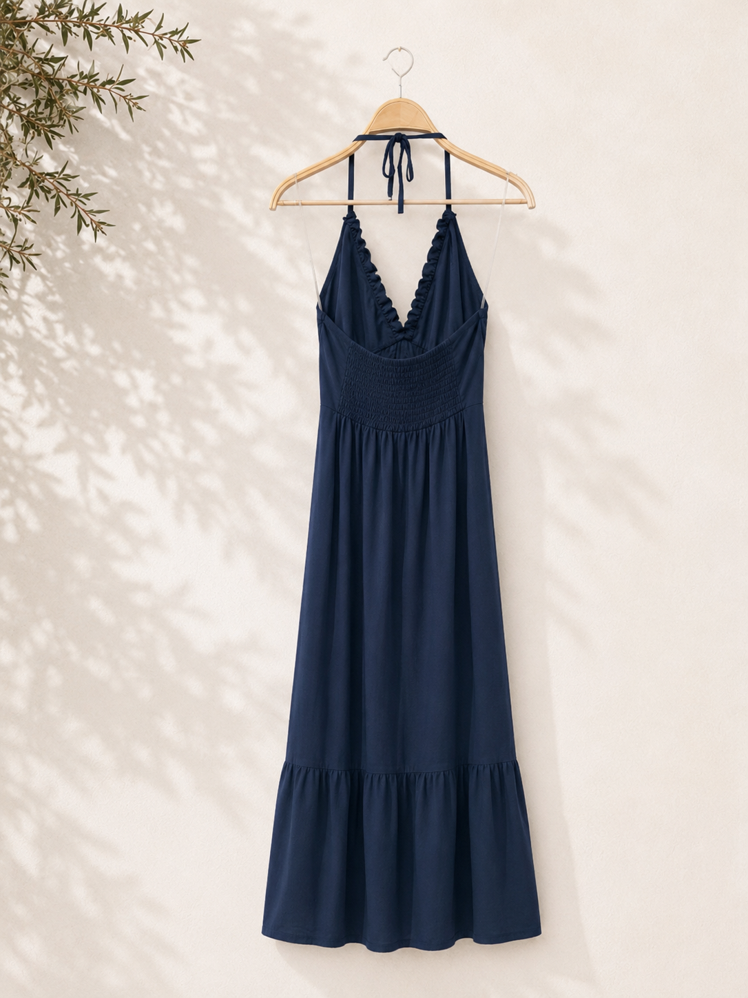 Vestido anudado al cuello