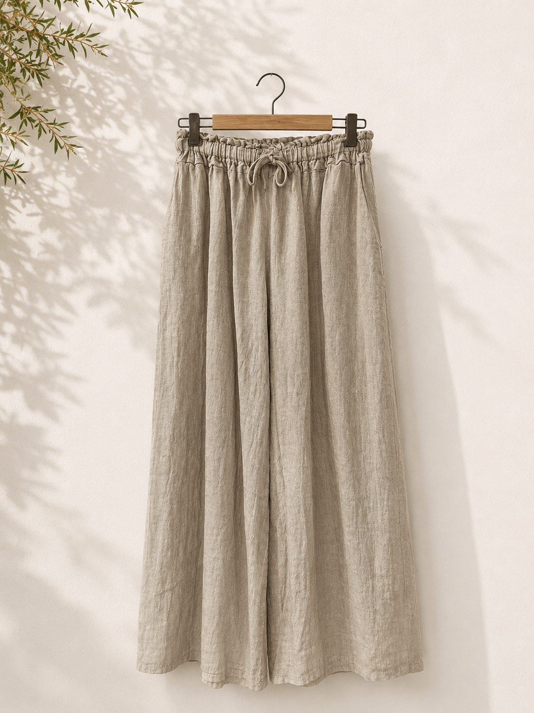 Pantalón Lino pata ancha