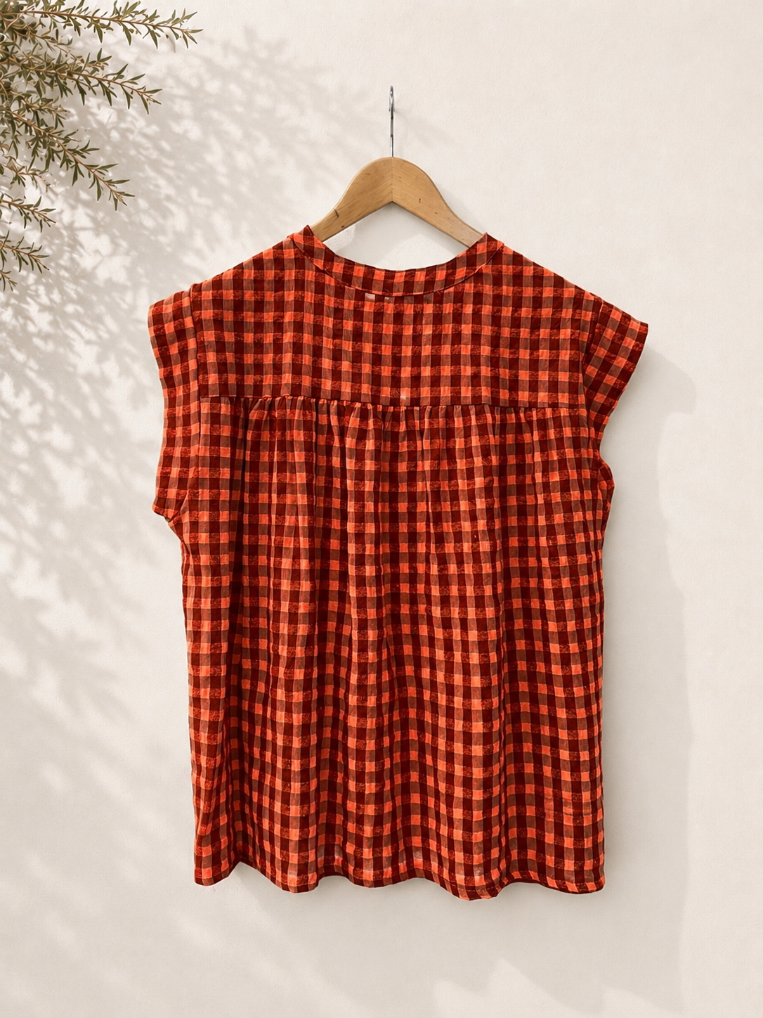 Camiseta Vichy Flamingo