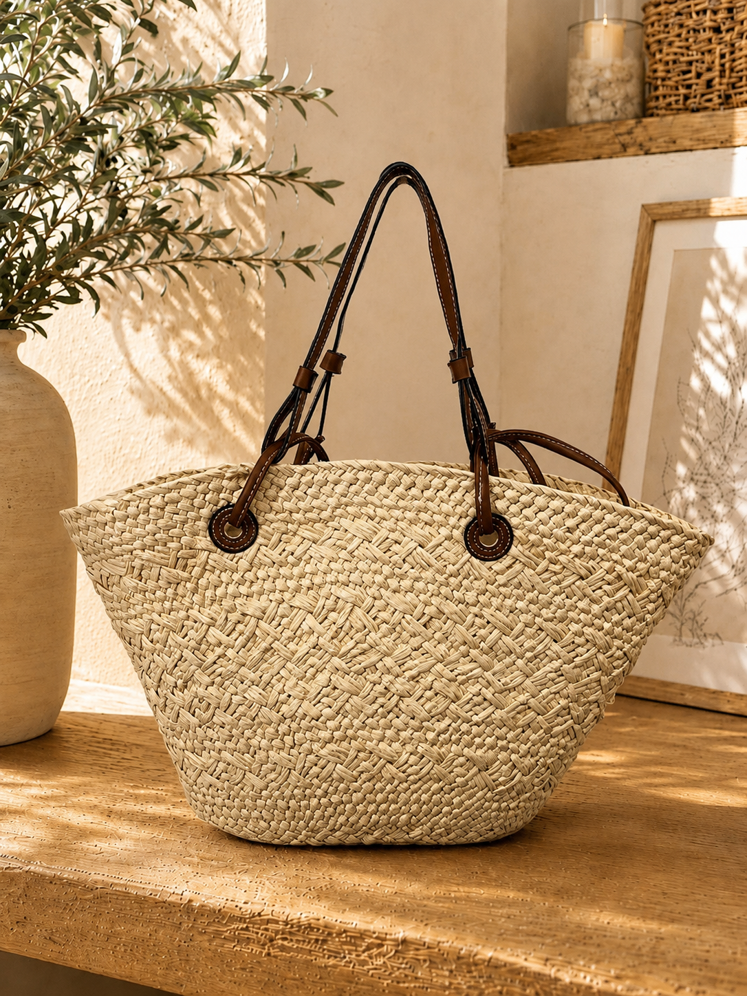 Bolso trenzado LeCiel