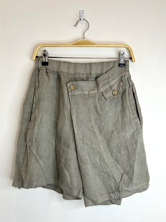 Pantalón bermuda Lino