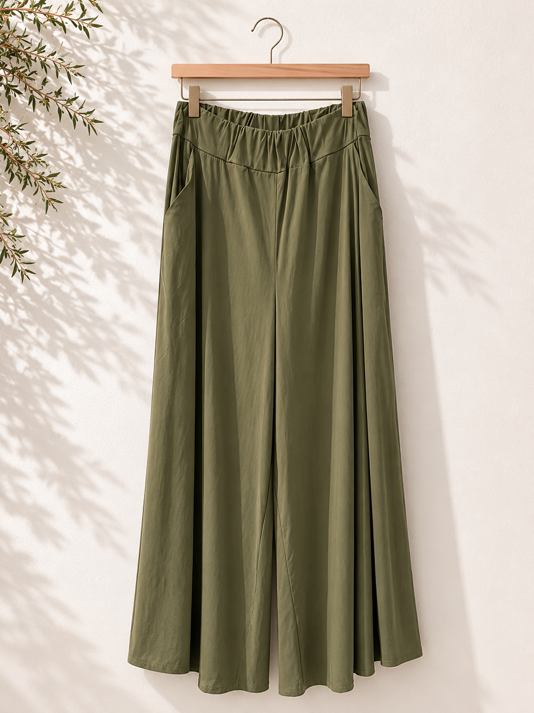 Pantalón Palazzo elástico
