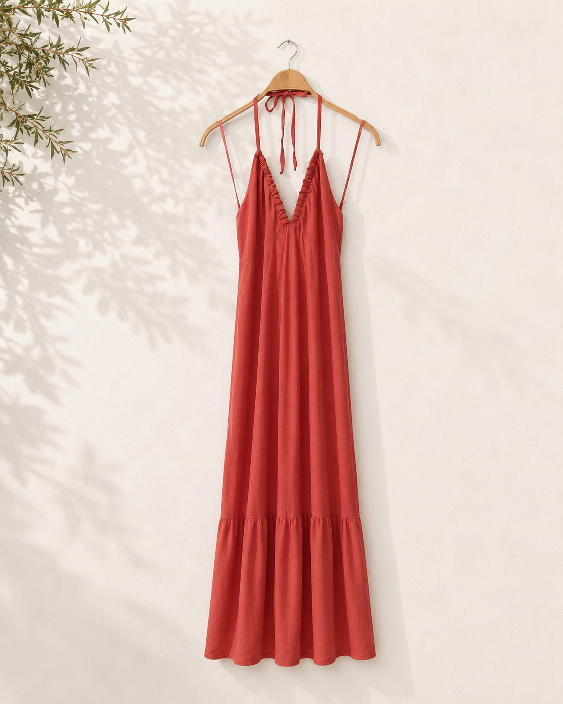 Vestido anudado al cuello