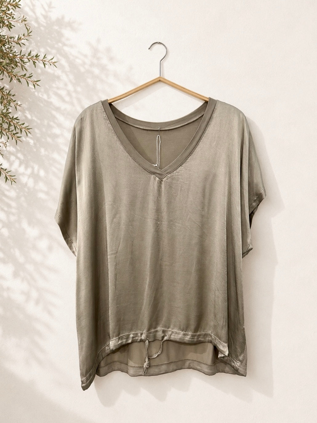 Camiseta raso Suede