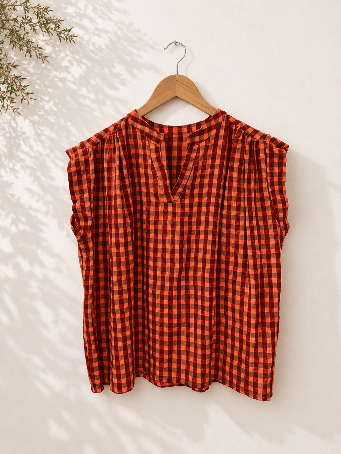 Camiseta Vichy Flamingo