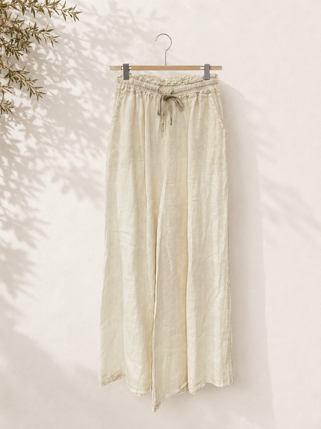 Pantalón Lino pata ancha
