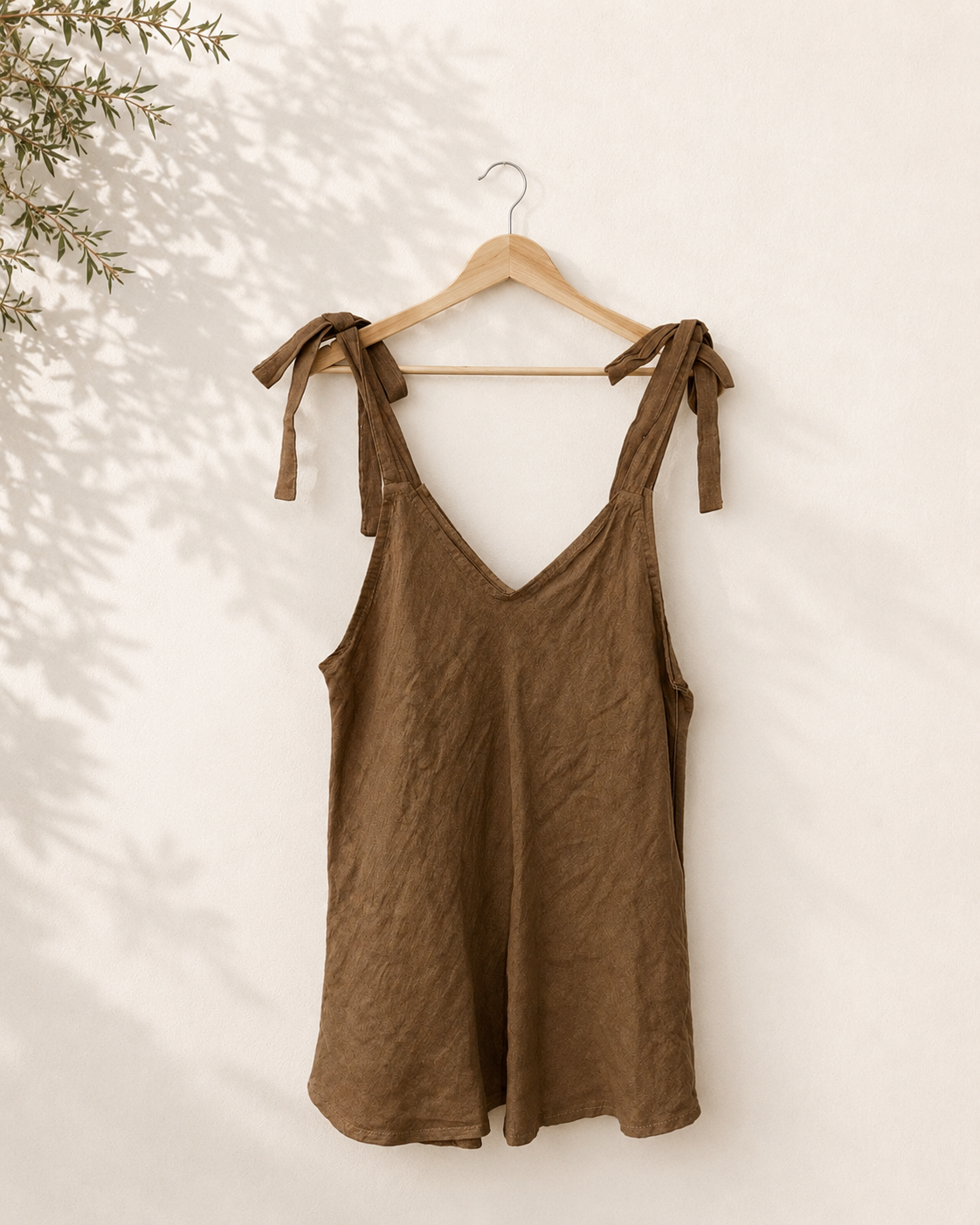 Top fluido con lazadas