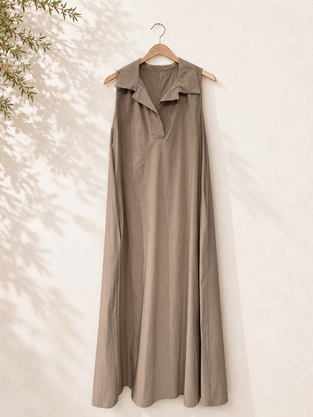 Vestido cuello camisero