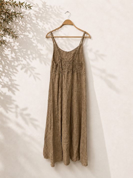 Vestido Tirantes Lino
