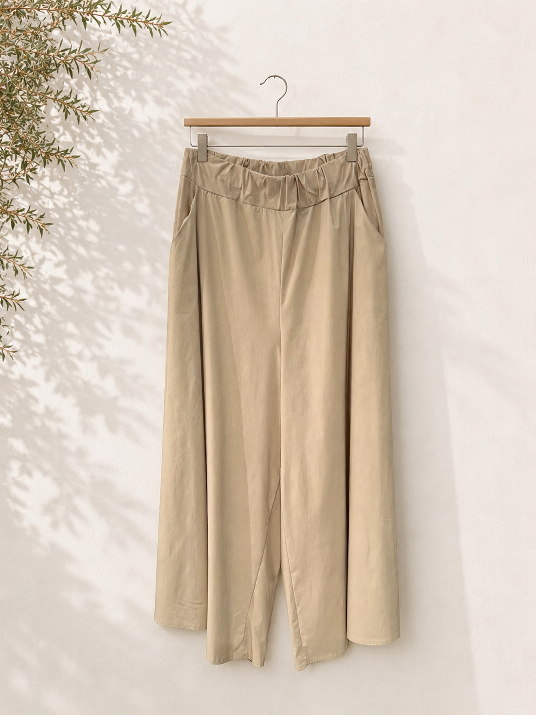 Pantalón Palazzo elástico
