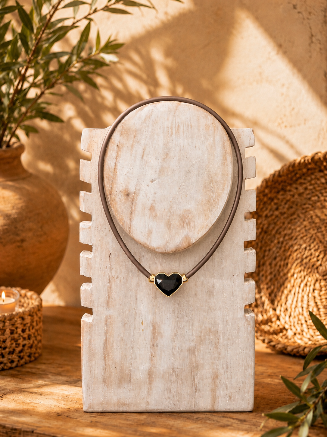 Collar Crystal Heart
