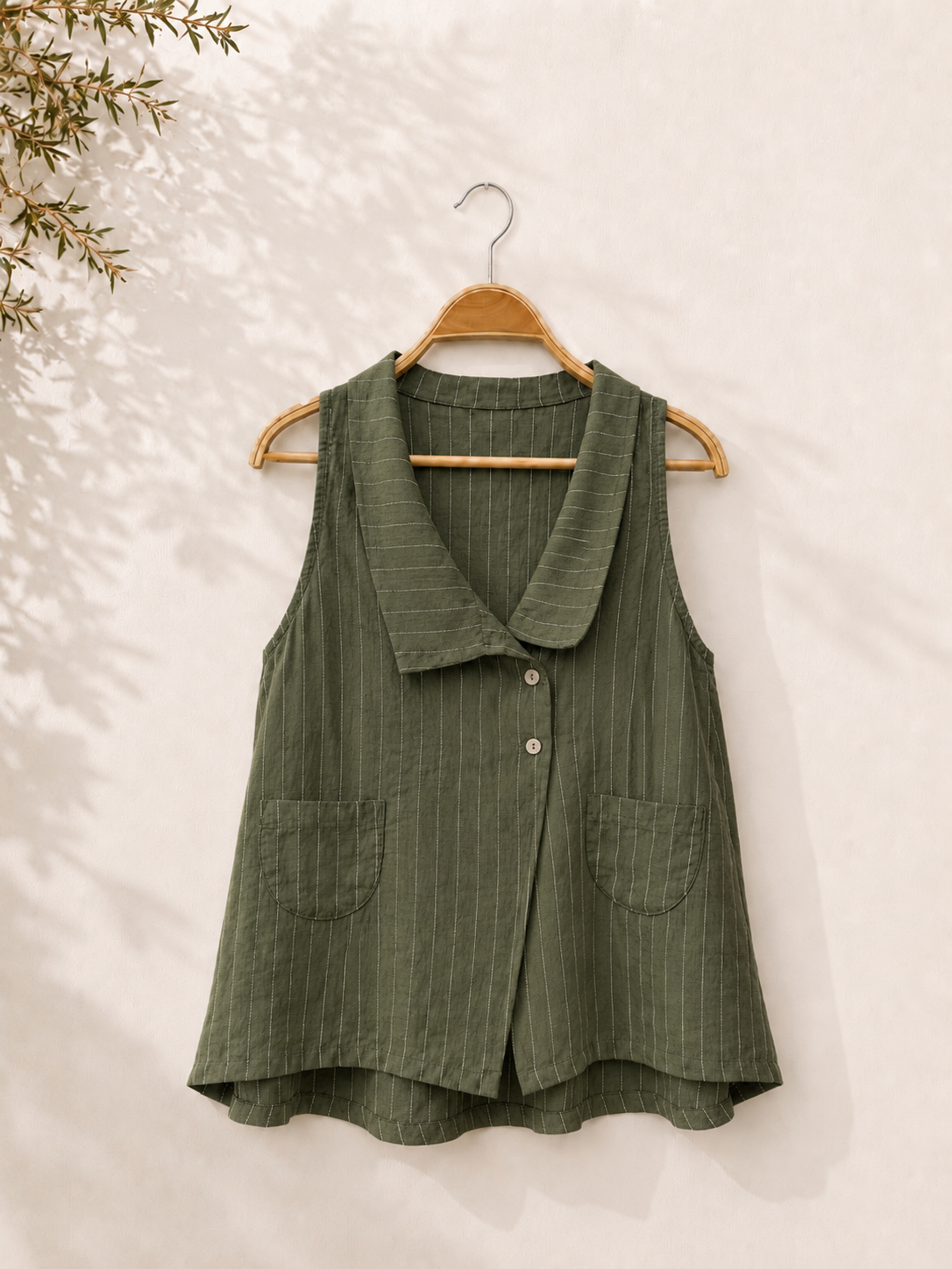 Camiseta Lino raya diplomática