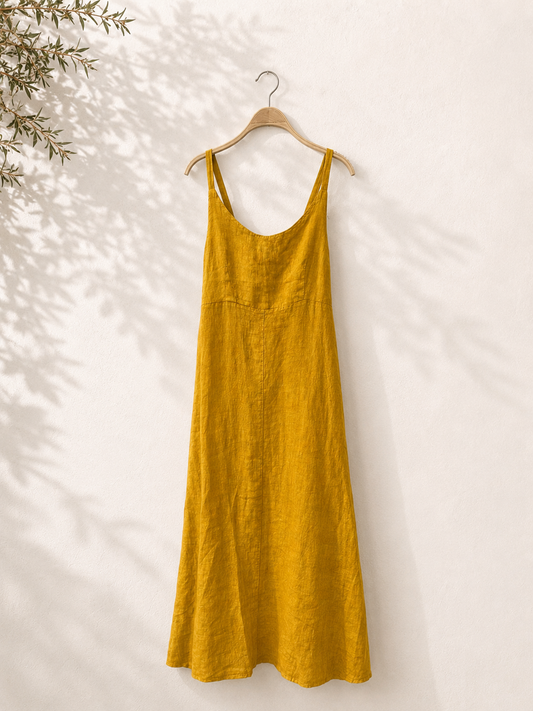 Vestido Lino Caléndula