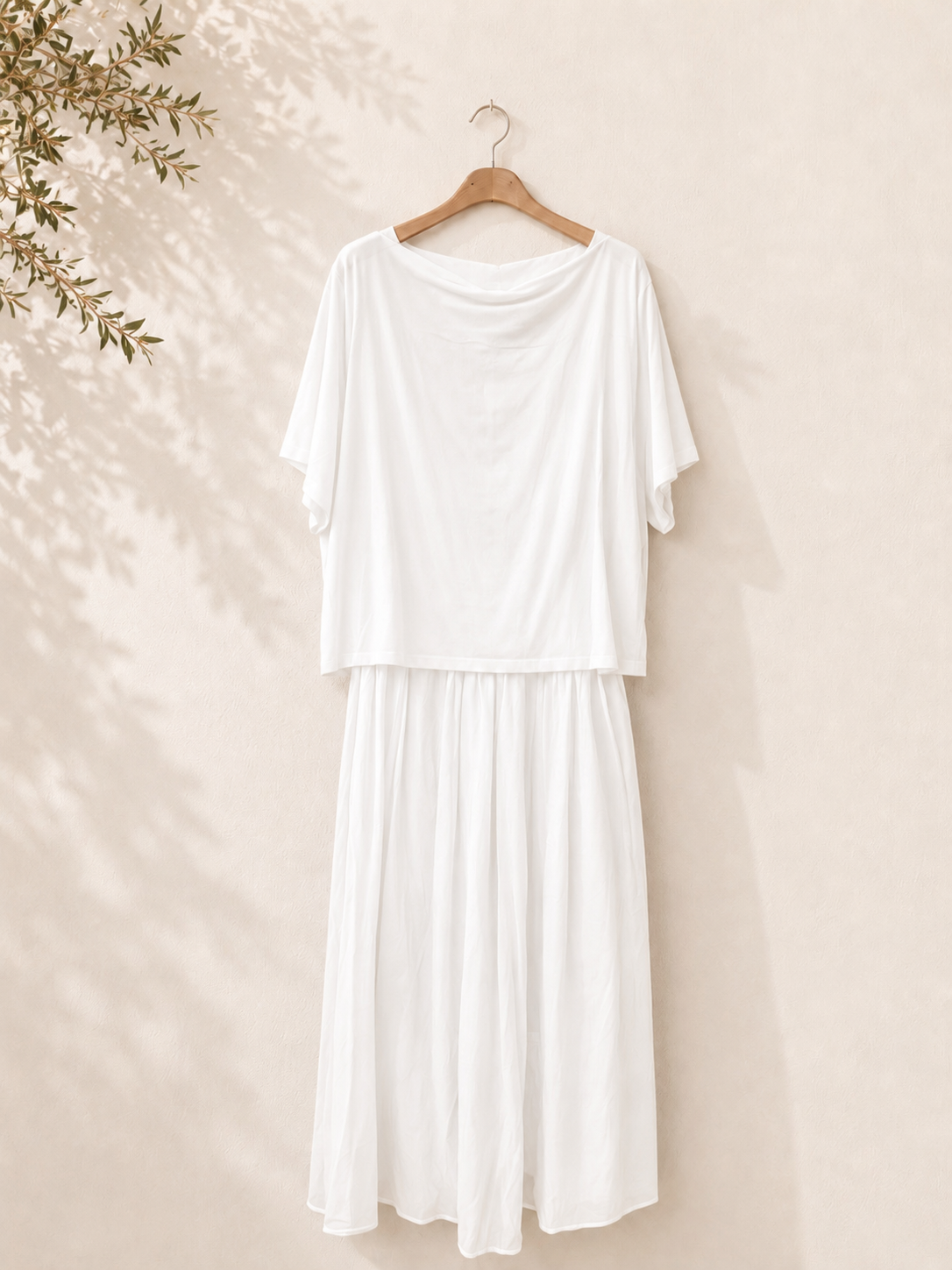 Vestido efecto doble pieza