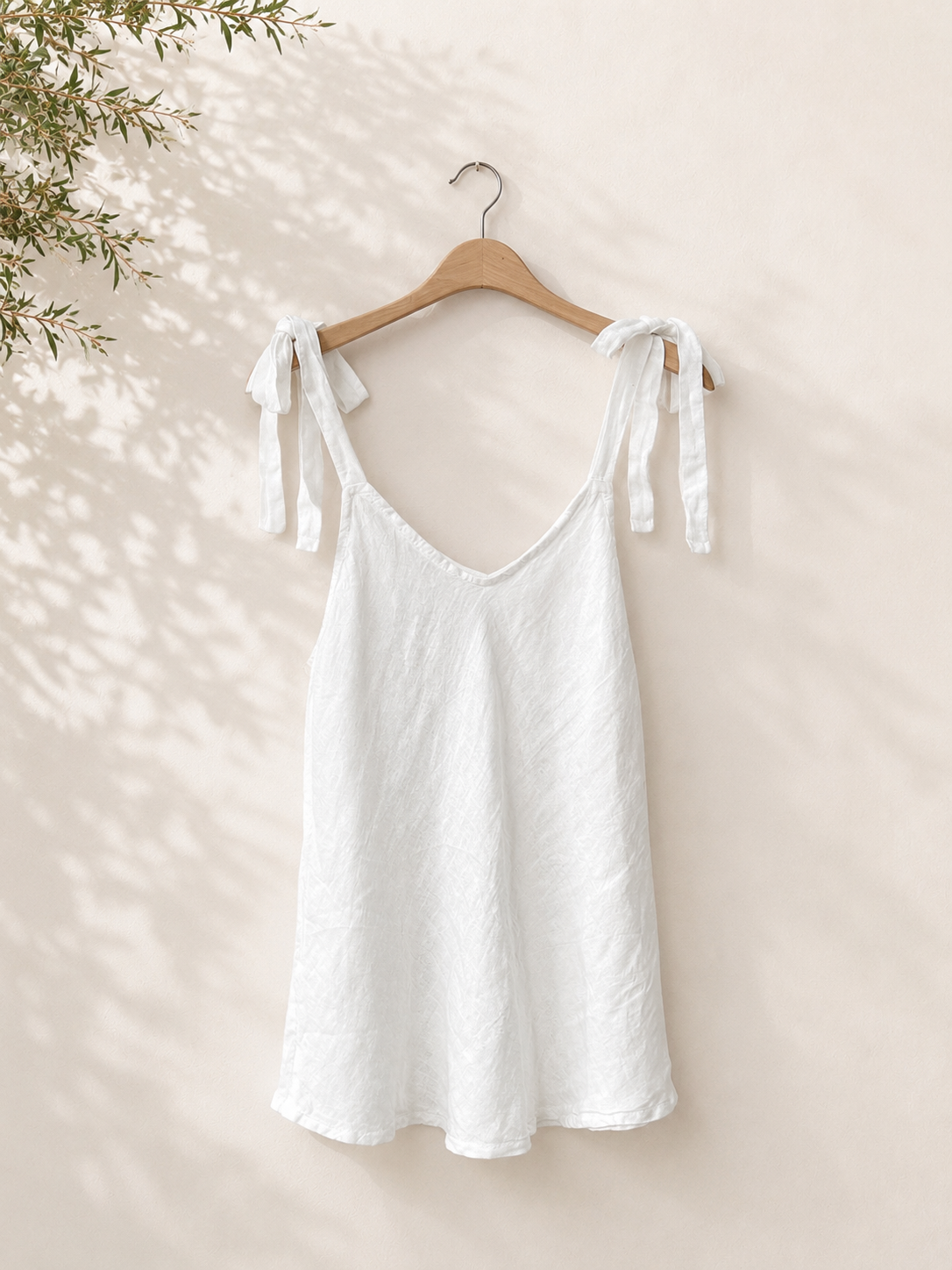 Top fluido con lazadas