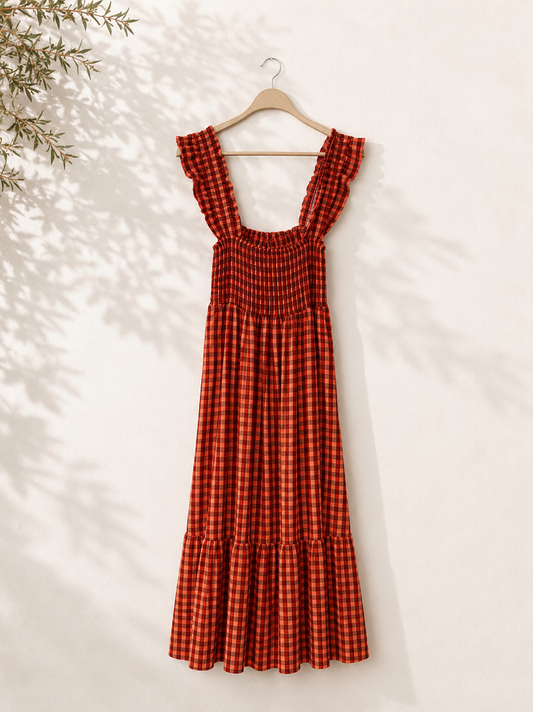 Vestido Vichy Sendero