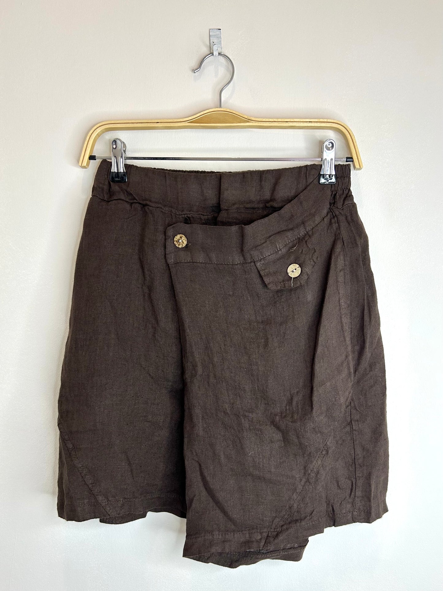 Pantalón bermuda Lino