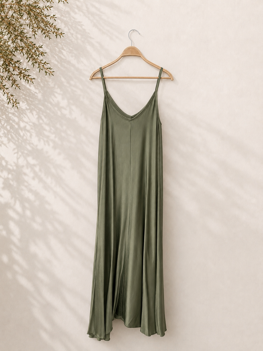 Vestido tirantes Raso
