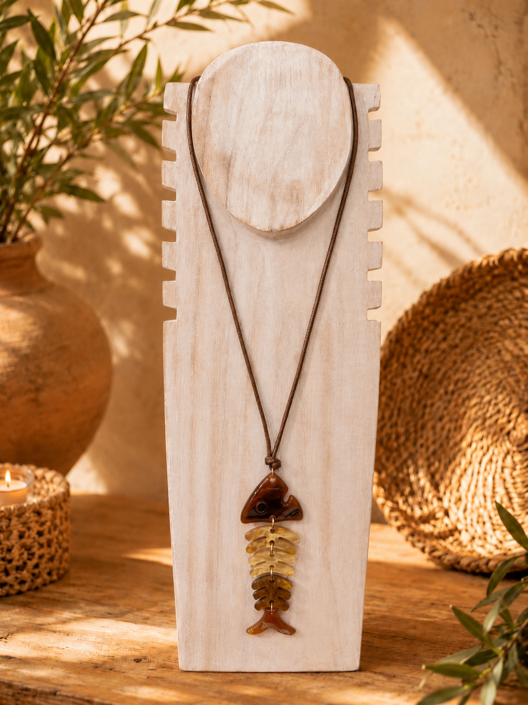 Collar Pez Terracota
