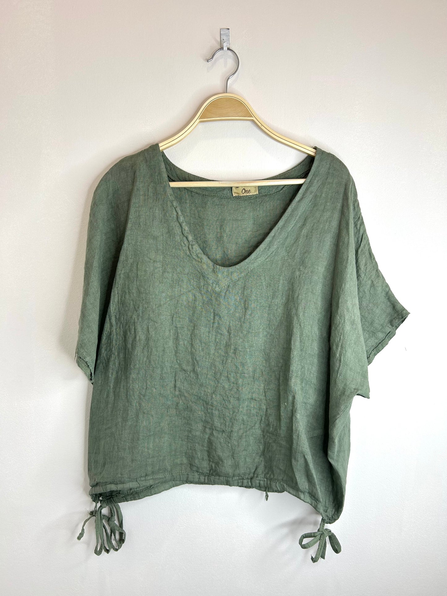 Camiseta Lino ajustable
