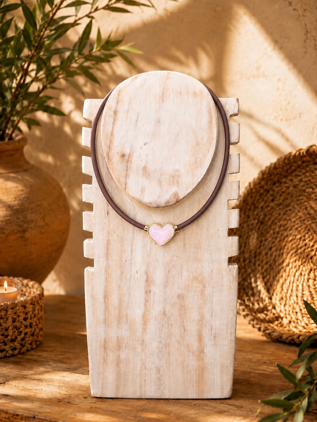 Collar Crystal Heart
