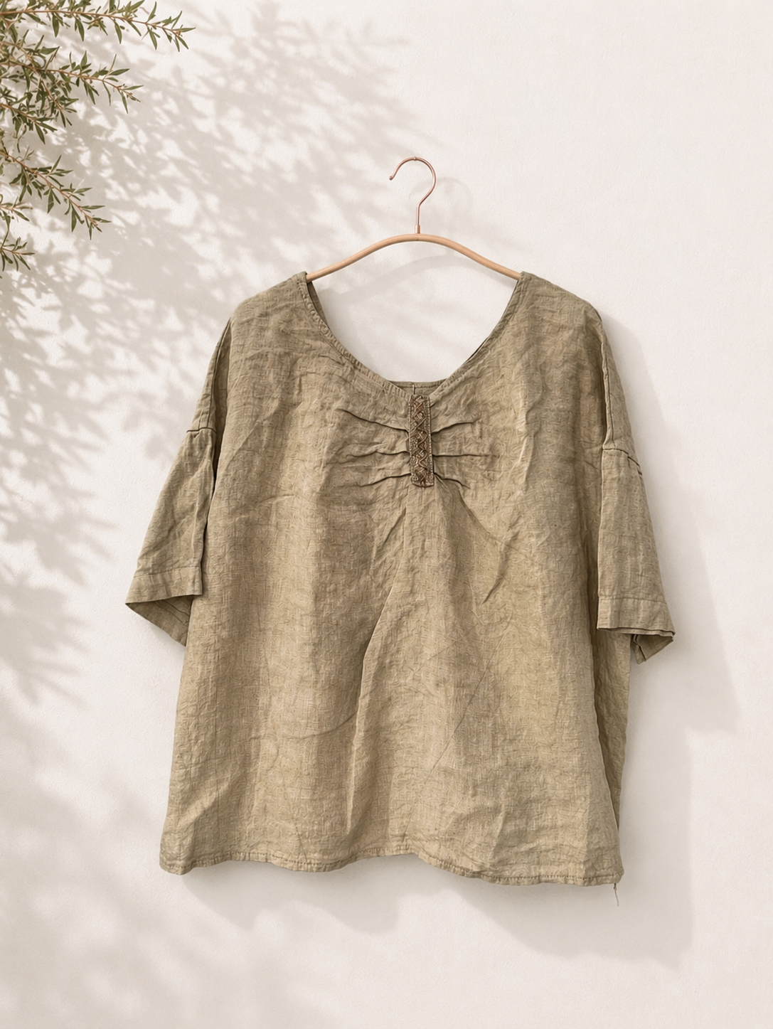 Camiseta bordado espalda