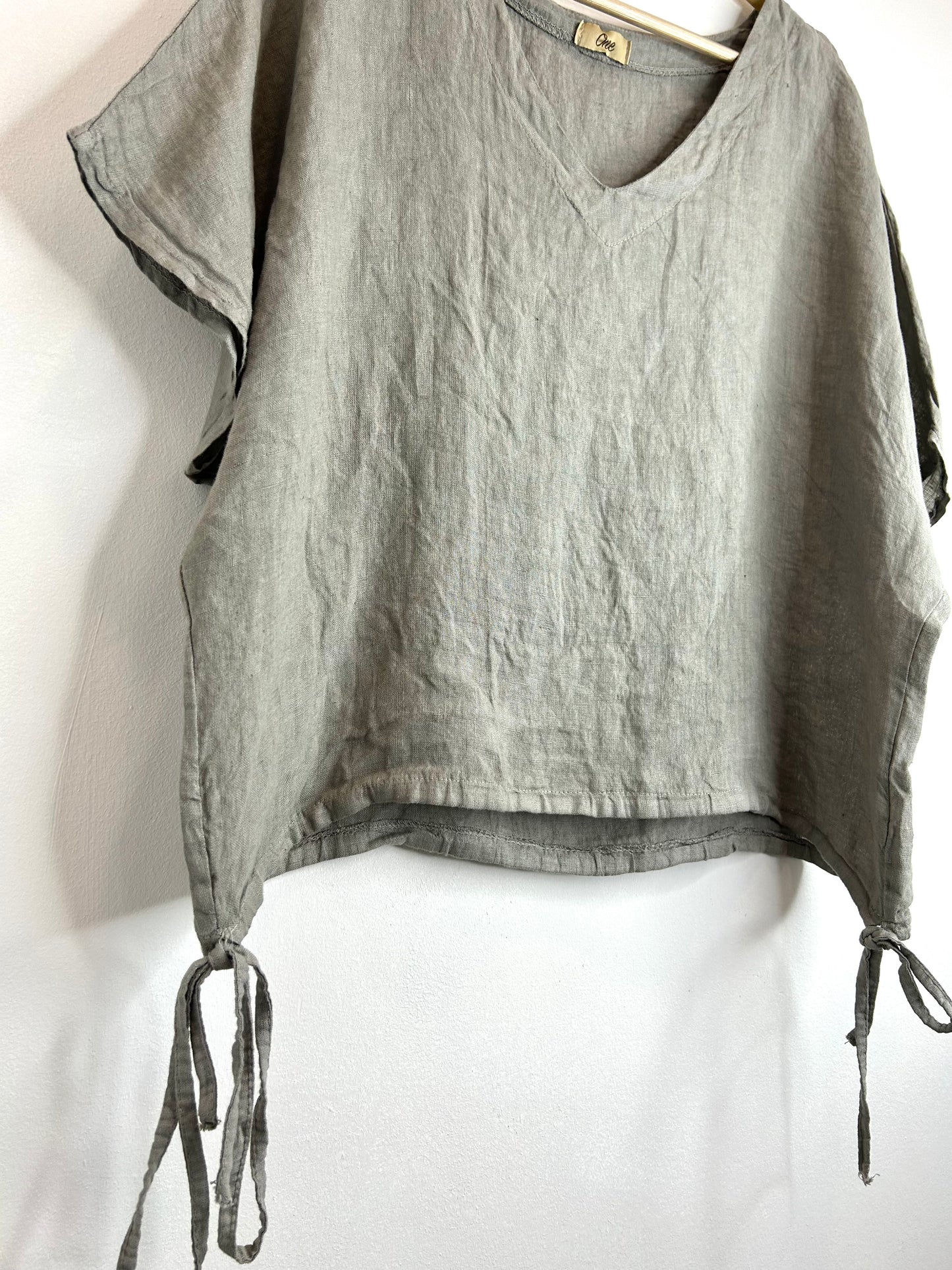 Camiseta Lino ajustable