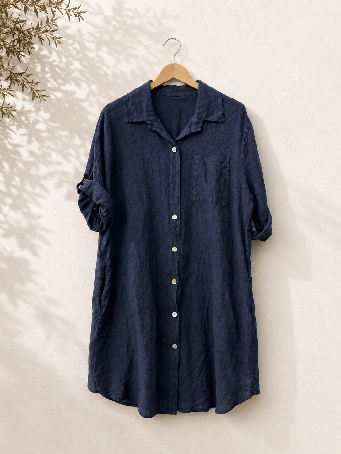 Vestido camisero Corto