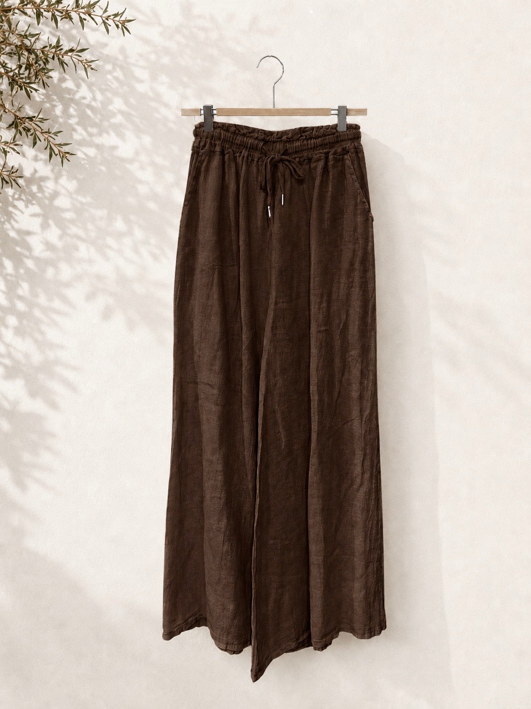 Pantalón Lino pata ancha