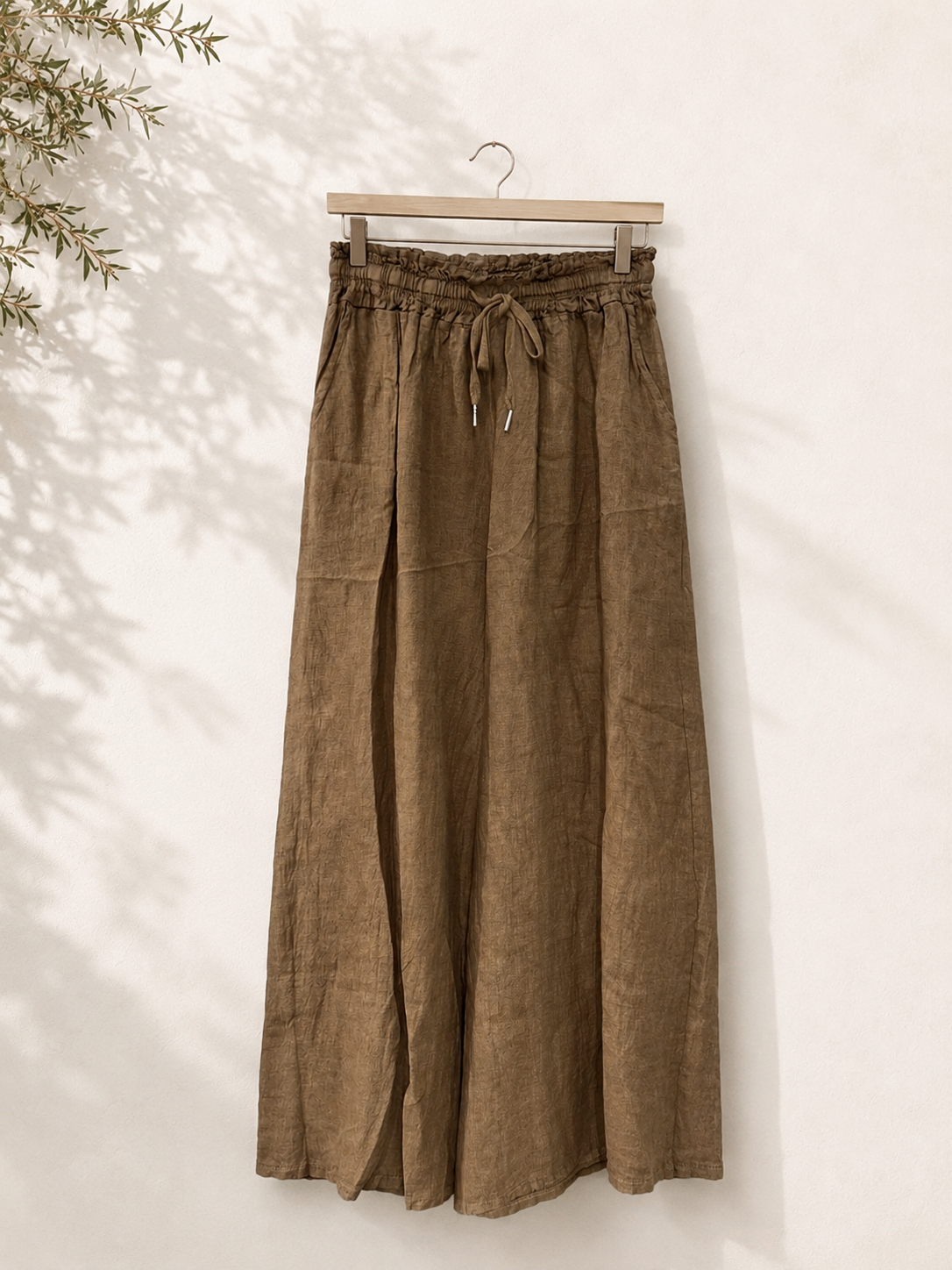 Pantalón Lino pata ancha