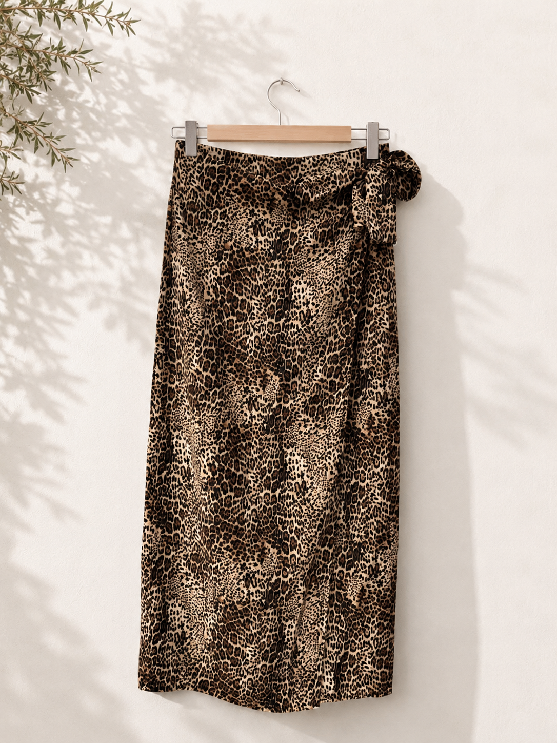 Falda Leopard print