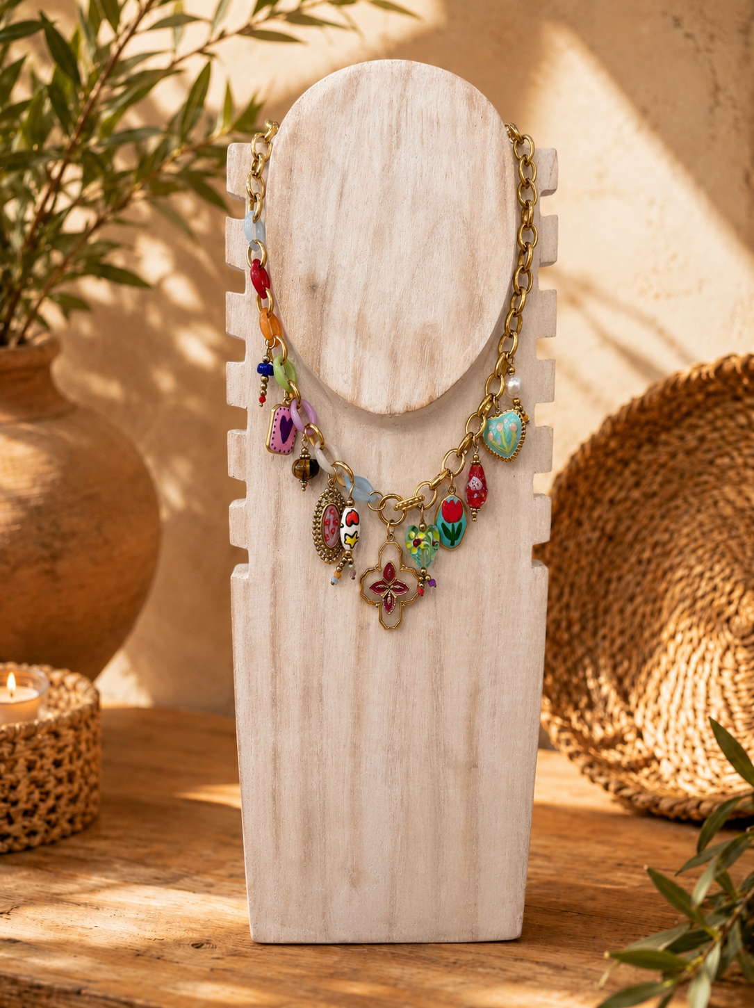 Collar Cruz Amuletos