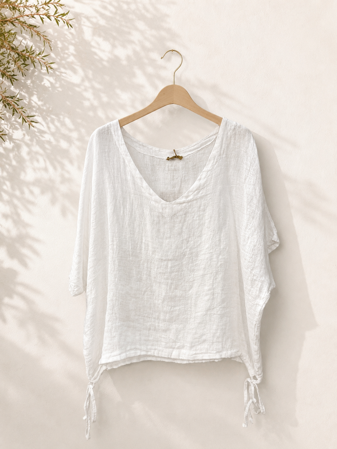 Camiseta Lino ajustable