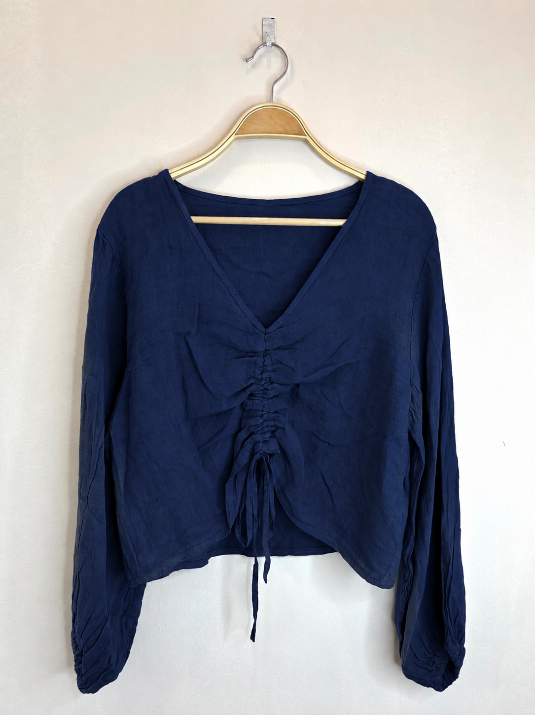 Camiseta fruncida