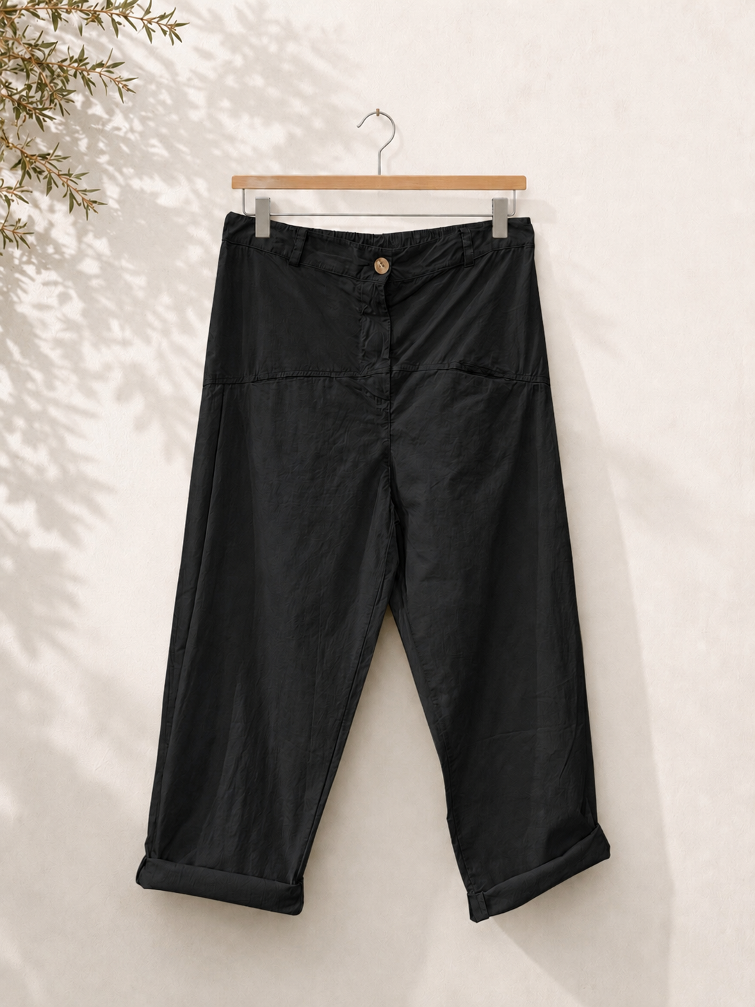 Pantalón recto bolsillos delanteros