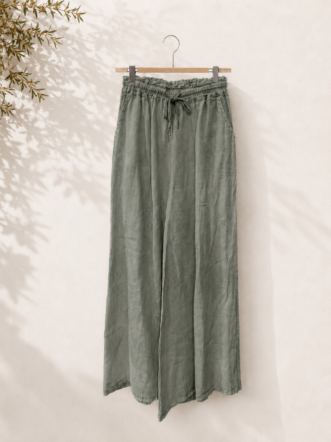 Pantalón Lino pata ancha